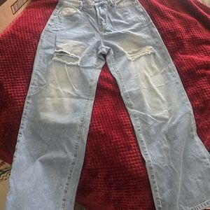 SHEIN Blue Denim Jeans